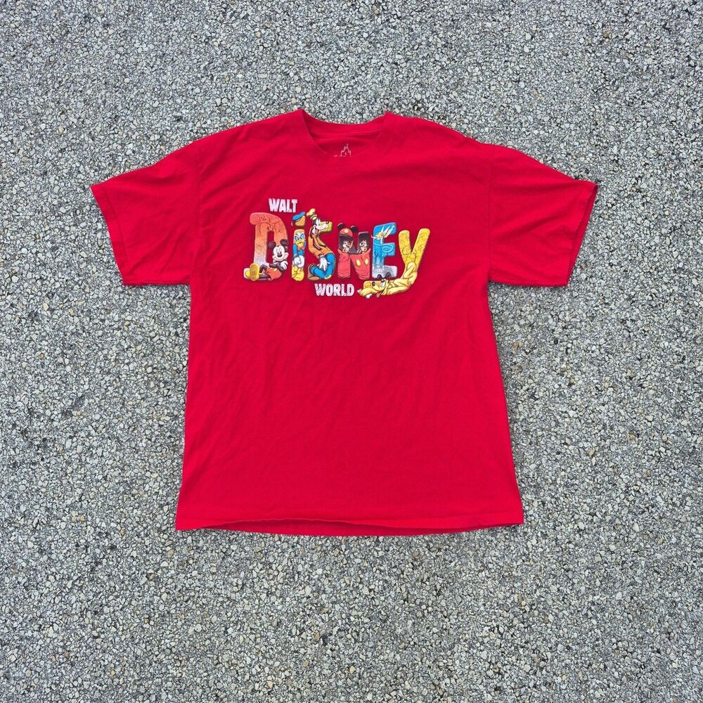 Walt Disney World T Shirt Large Mickey Donald Magic Kingdom 2000s Epcot